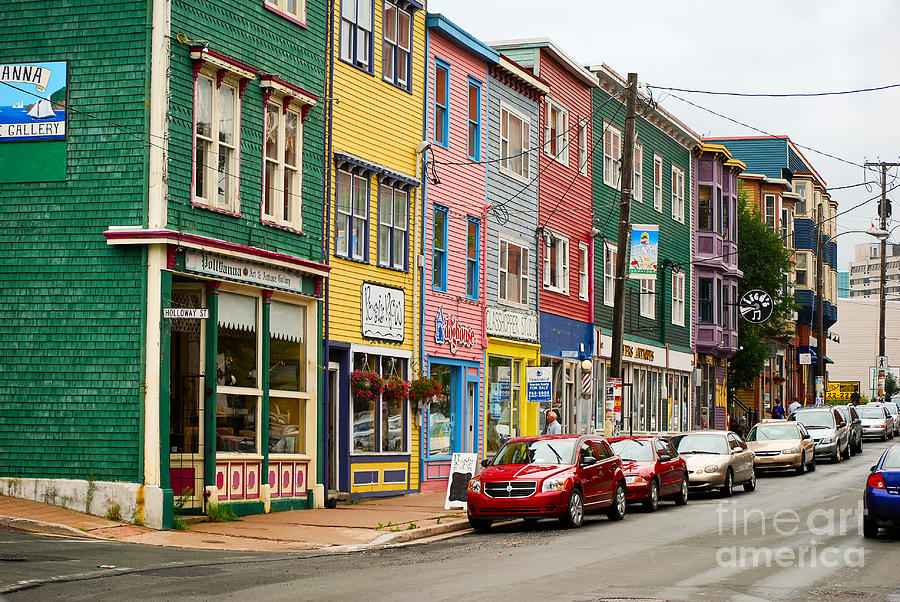 St. Johns  Newfoundland Photograph by Les Palenik