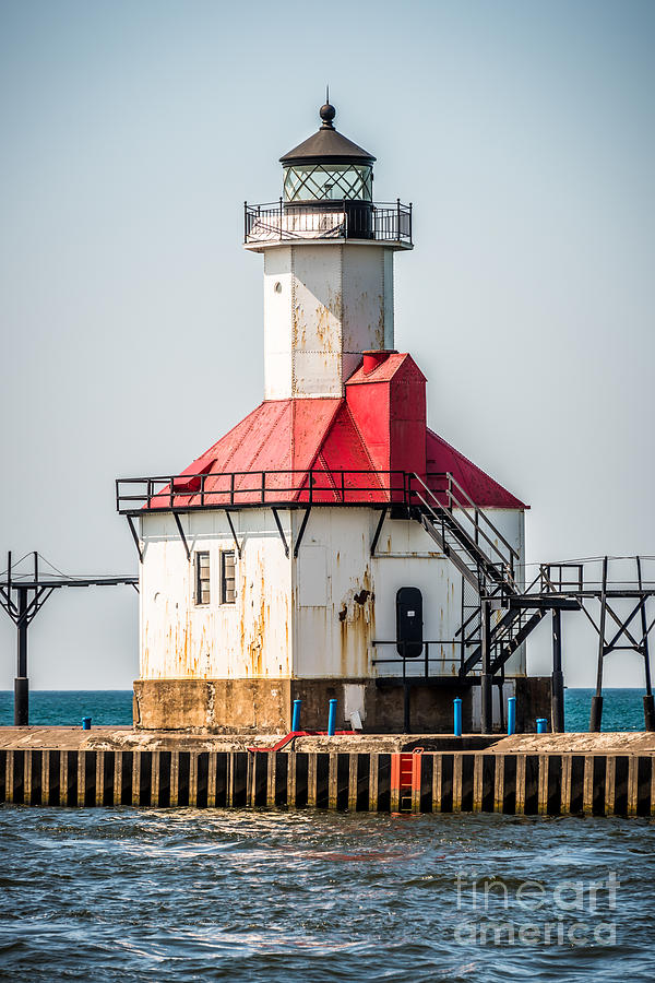 St. Joseph Michigan Lighthouse Picture Photograph by Paul Velgos