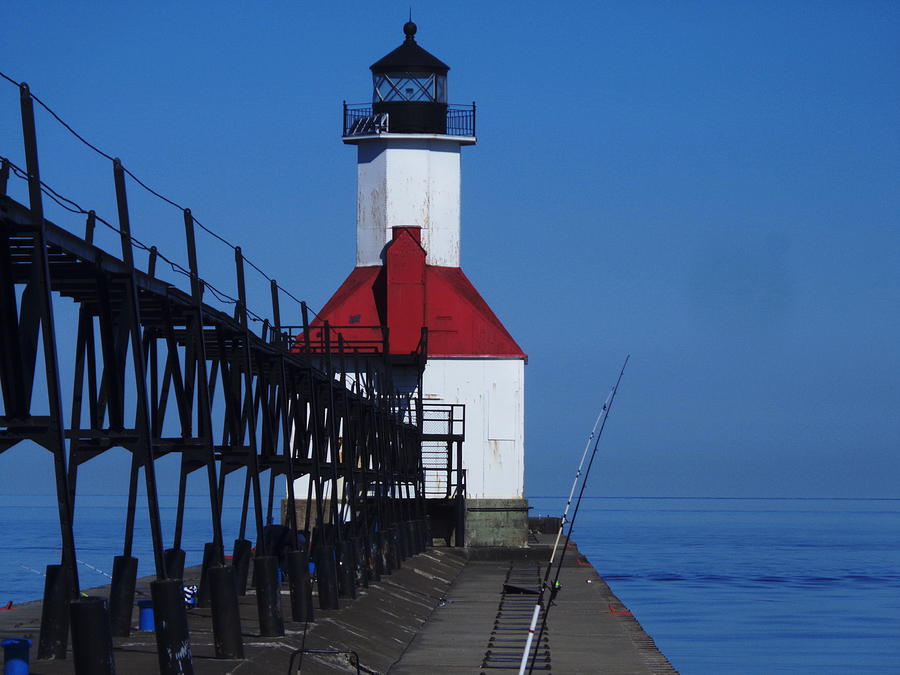 St Joseph North Point Lighthouse Photograph by Rose Clark - Pixels