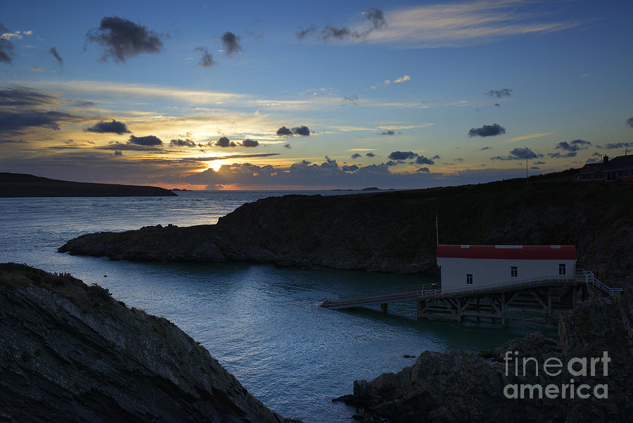 St Justinian Sunset Photograph by Wendy Wilton