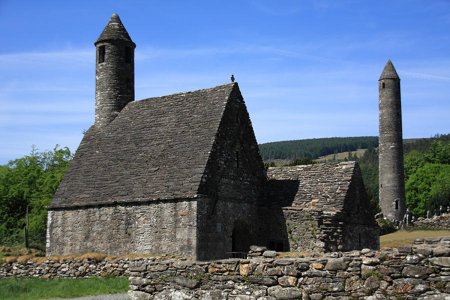 St Kevins Church And Round Tower Photograph