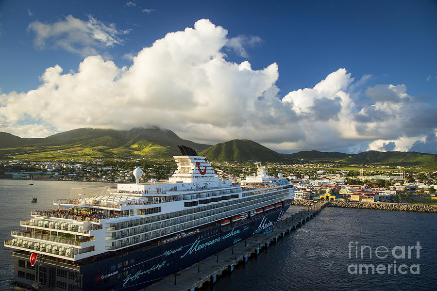 St Kitts Port Photograph by Brian Jannsen