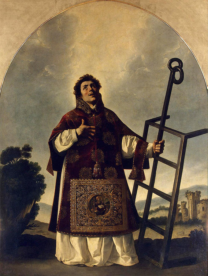 St Lawrence Painting by Francisco de Zurbaran