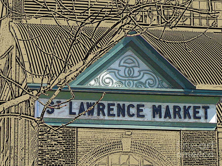 St. Lawrence Market Sign Photograph by Nina Silver