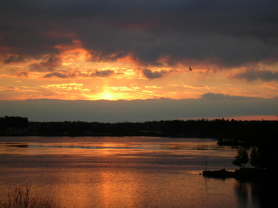 St Lawrence River Sunrise 7 Photograph by Robert P Hedden