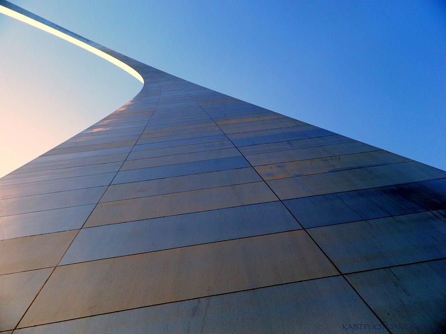 Architecture Photograph - St. Louis Arch 2 by Kathy Barney