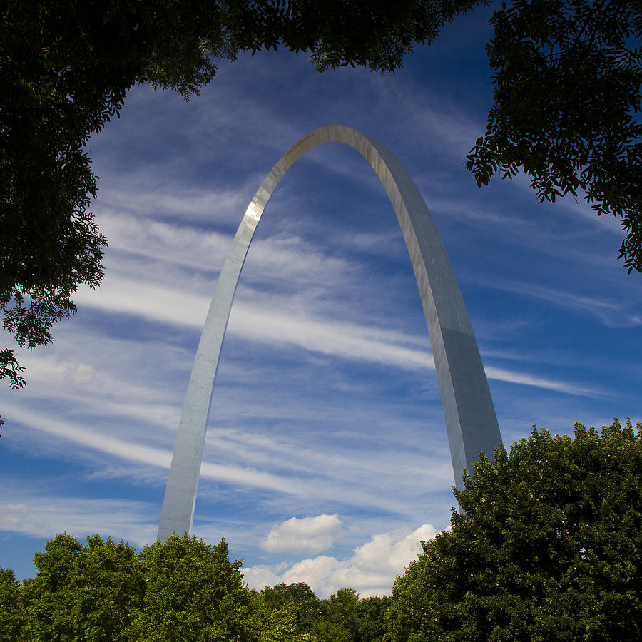 St Louis Arch Photograph by Garry McMichael