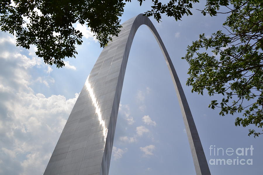 St. Louis Photograph - St. Louis Arch by Cat Rondeau