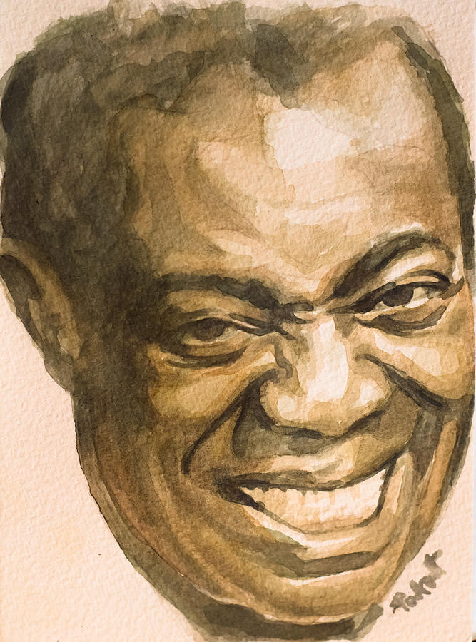 Louis Armstrong Painting - St. Louis Blues by Laur Iduc