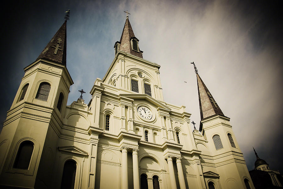 St Louis Cathedral in New Orleans Photograph by Ray Devlin