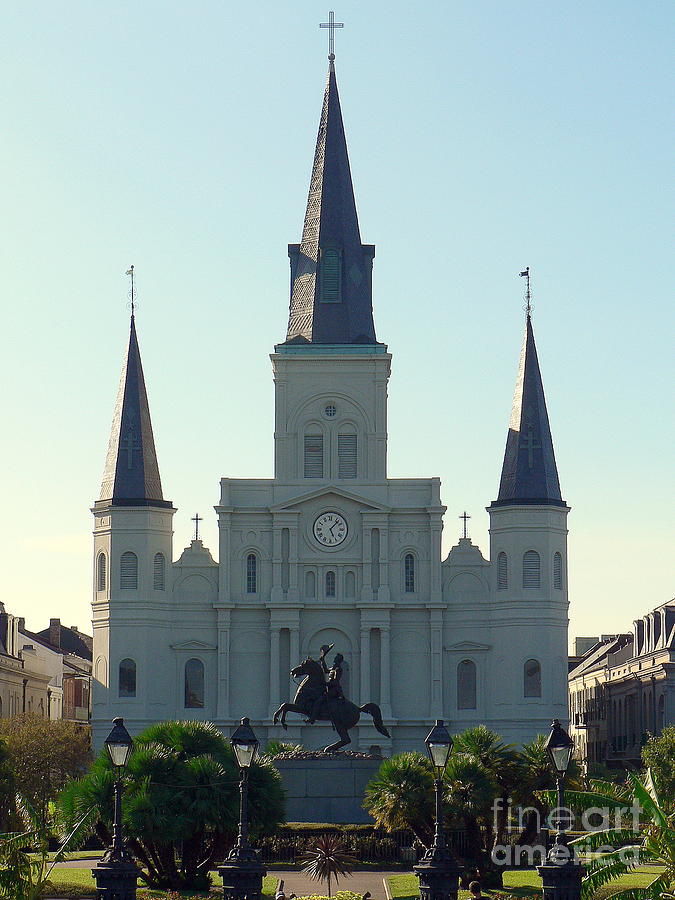 St Louis Cathedral Jackson Square Photograph by Elizabeth Fontaine-Barr