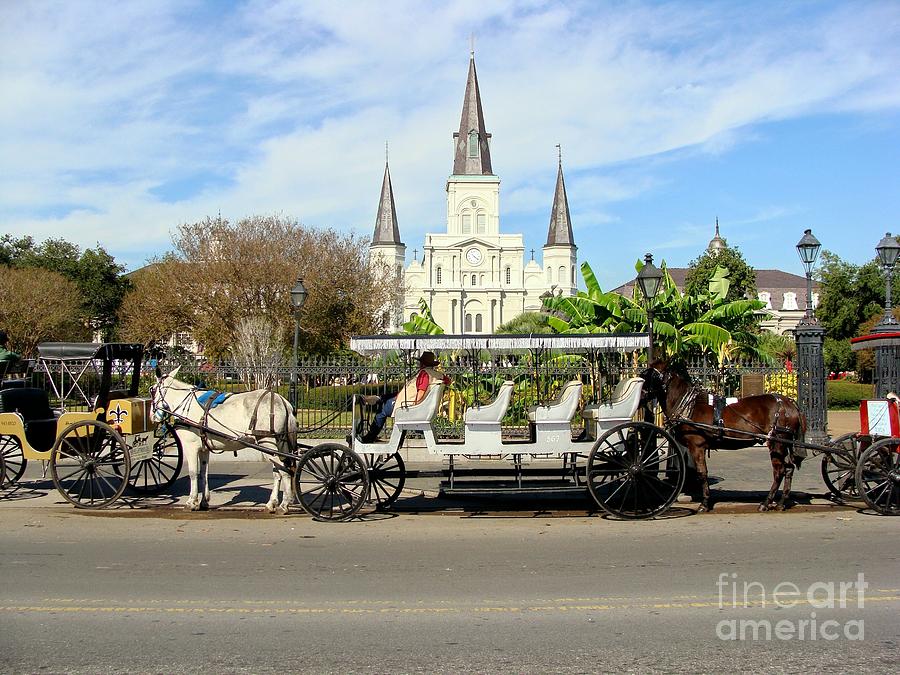 St Louis Cathedral New Orleans Photograph by Ed Weidman