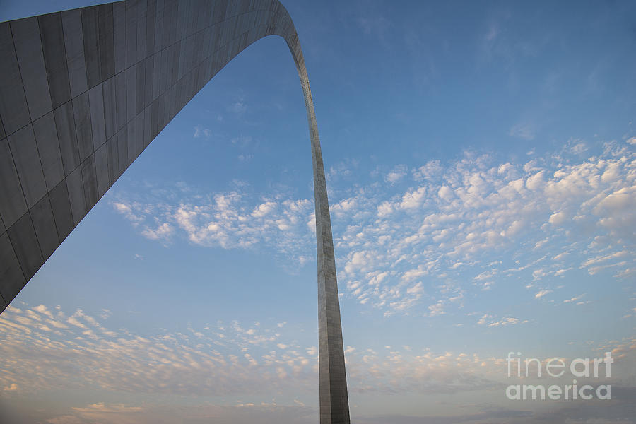 St. Louis Gateway Arch Angular Photograph by David Haskett II