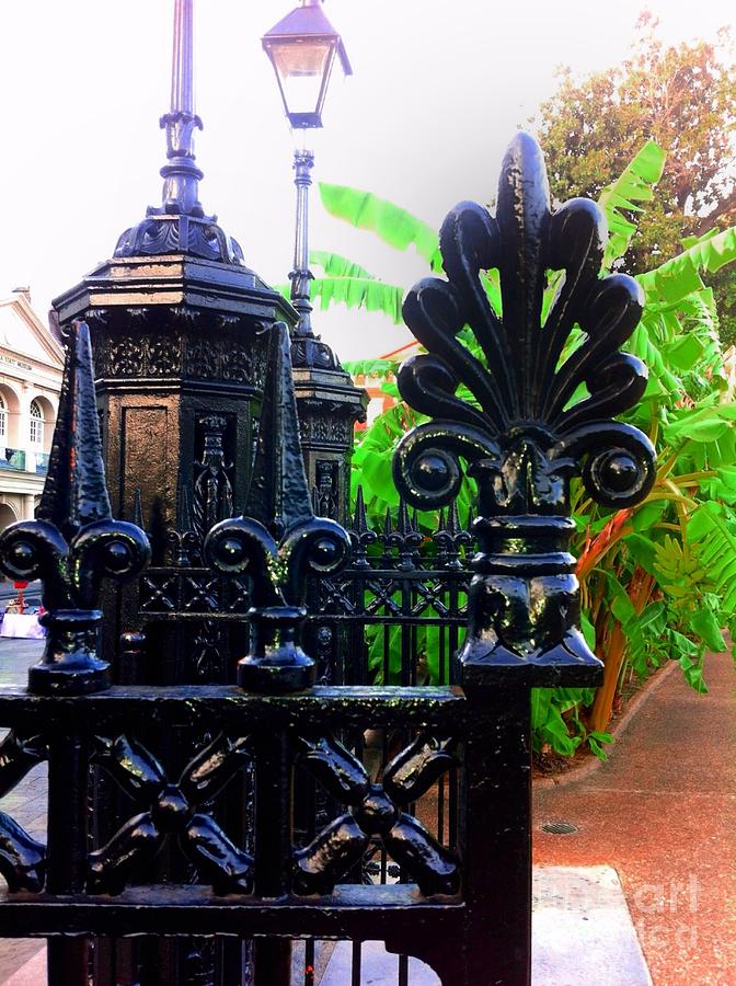 St Louis Iron Gate FDL New Orleans French Quarters Photograph by Saundra Myles