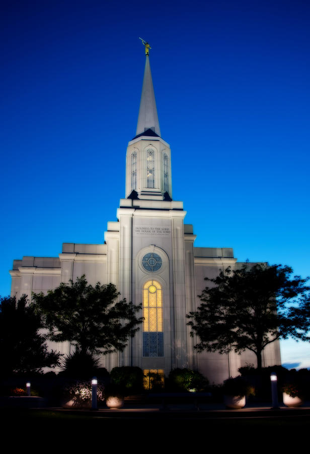 St. Louis Lds Temple Photograph by Rose Ann Fuller