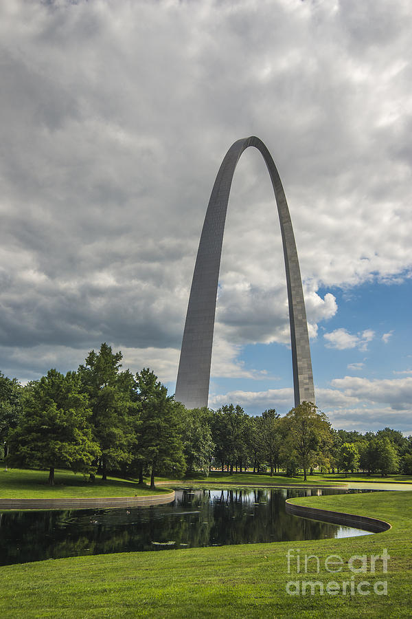 St. Louis Missouri Gateway Arch 9565 Photograph by David Haskett II