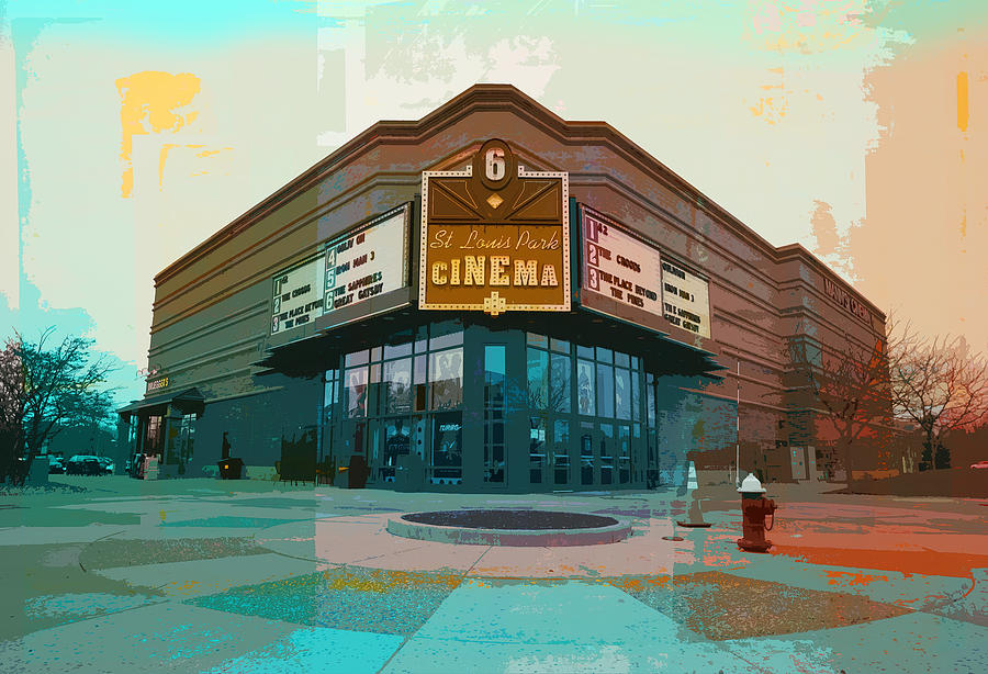 St. Louis Park Cinema Digital Art by Susan Stone