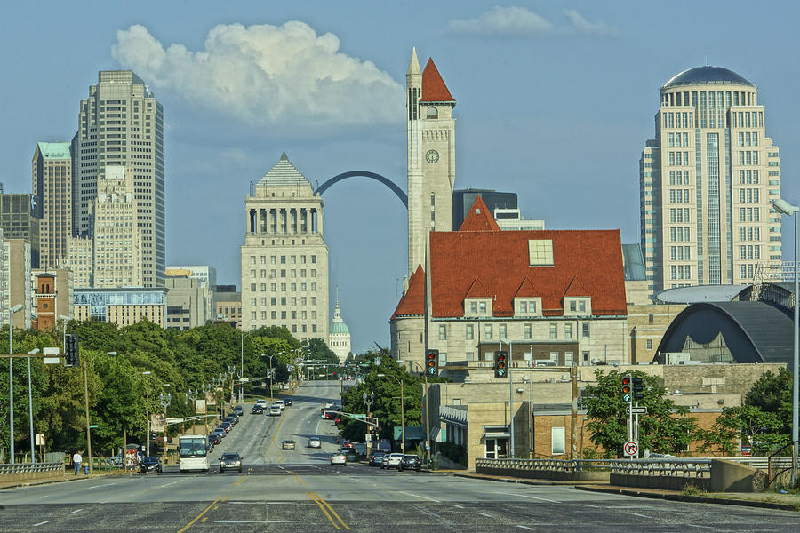 St Louis Sky Line Photograph by Greg Kluempers