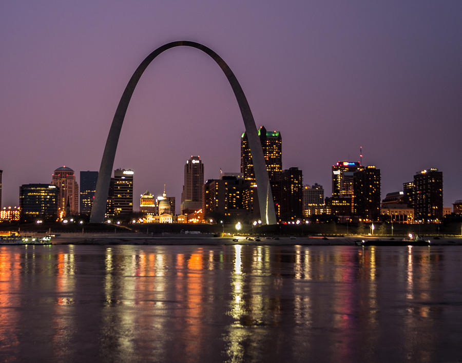 St. Louis Skyline Photograph by Joe Kopp