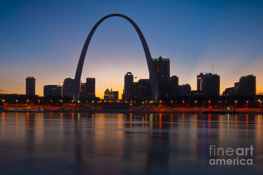 St Louis Skyline Photograph by Ryan Heffron