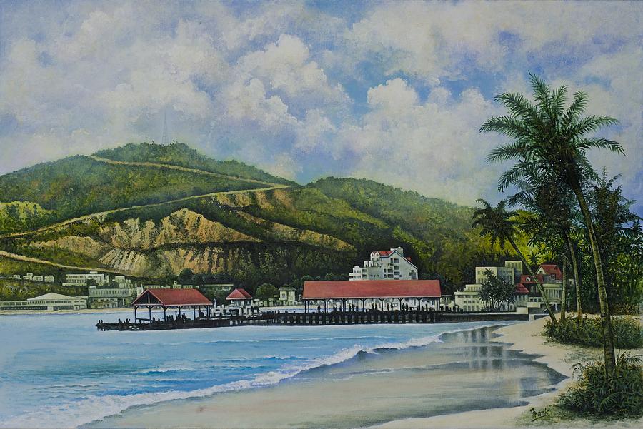 Beach Painting - St. Maarten II by Michael Frank