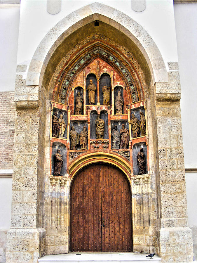 St. Marks Church Portal Photograph by Nina Ficur Feenan