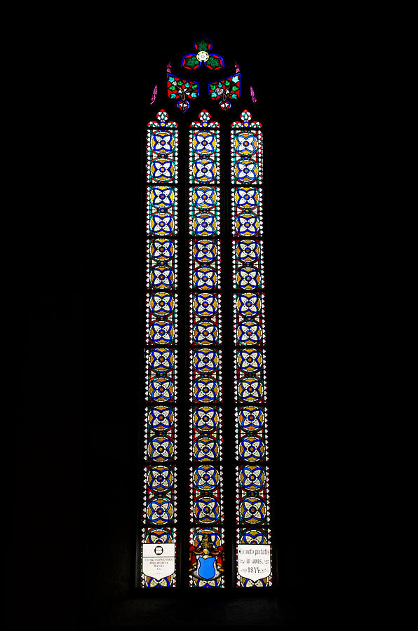 Bratislava Slovakia Photograph - St Martins Cathedral Stained Glass 2 by Jon Berghoff