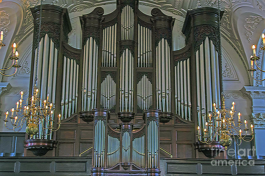 St Martins in the Field Organ Photograph by Elvis Vaughn