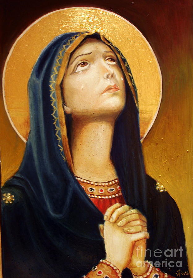 St Mary Icon Painting