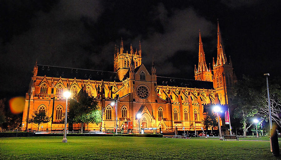 St Mary's Cathedral Photograph - St Marys Cathedral by Andrei SKY