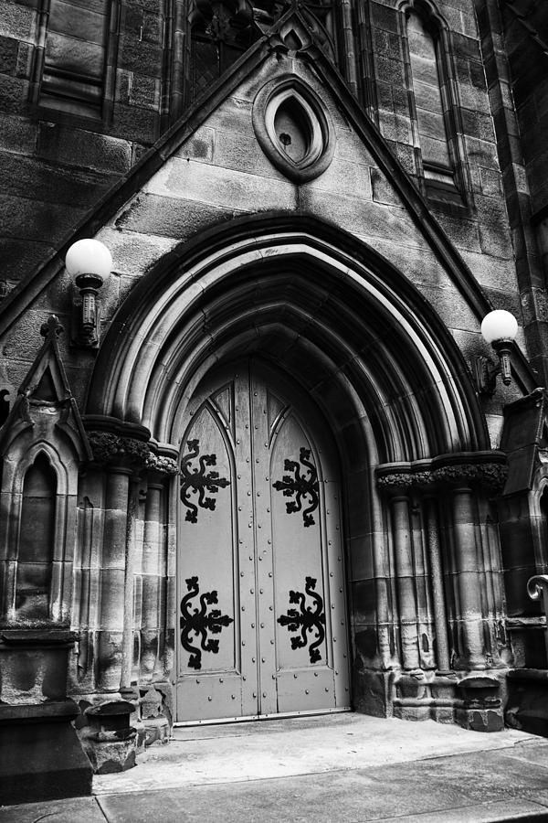 St Marys Cathedral Doors Photograph by Douglas Barnard
