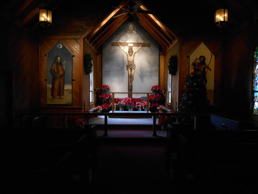John The Baptist Photograph - St. Marys Church of the Frescoes by Diannah Lynch