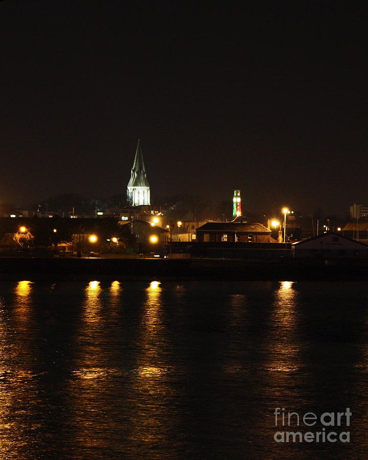 St Marys Church Southampton at Night Photograph by Terri Waters