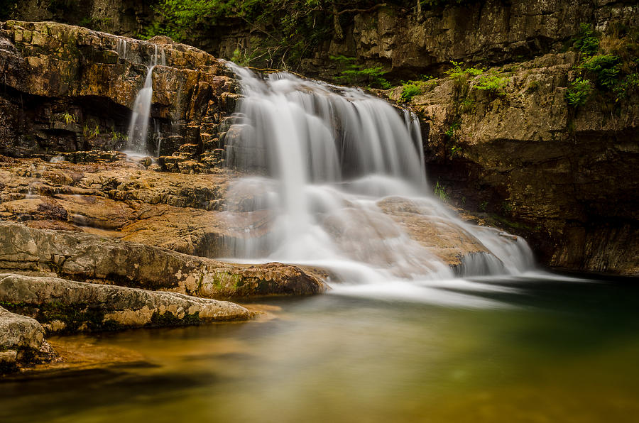 St. Mary's Wilderness Waterfall Virginia Photograph by John Messner ...