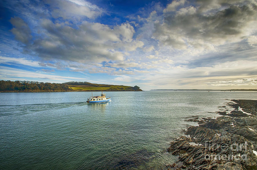 Landscape Photograph - St Mawes Ferry Duchess of Cornwall by Chris Thaxter