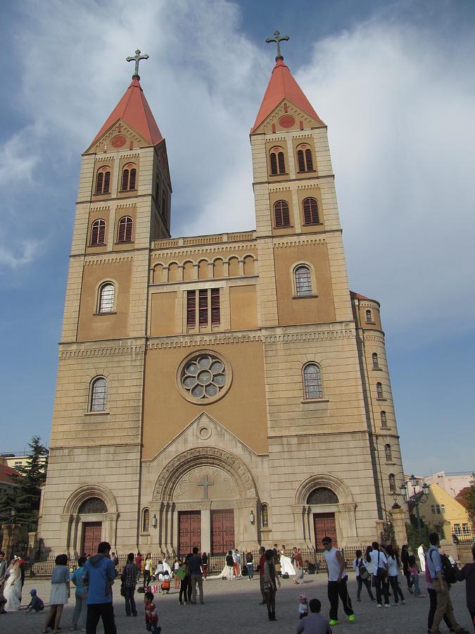 St. Michael Cathedral Qingdao Photograph by Alfred Ng