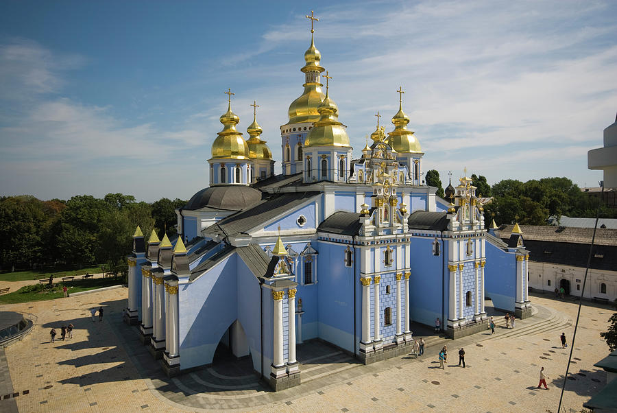 St. Michaels Golden-domed Monastery Photograph by Aldo Pavan