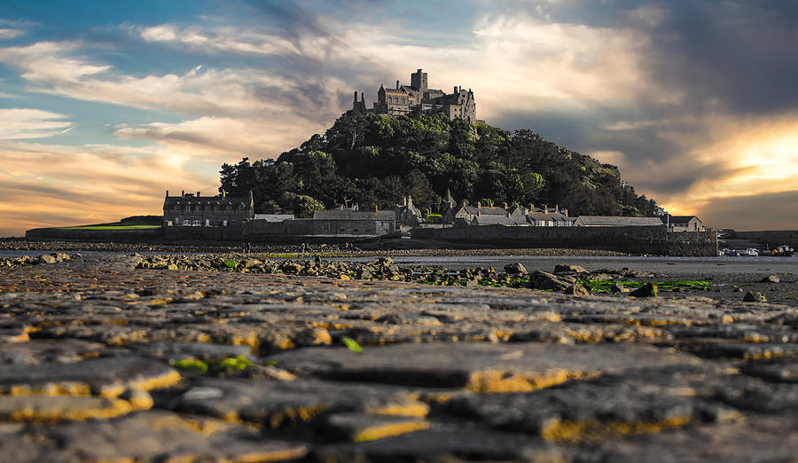 Architecture Photograph - St Michaels Mount Cornwall uk by Martin Newman