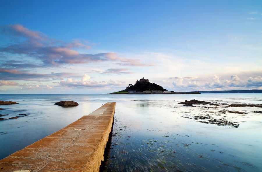 St Michaels Mount In Cornwall Photograph by Simonbradfield