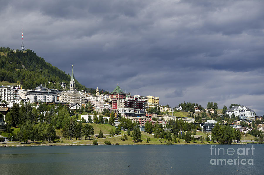 St Moritz Photograph by Mats Silvan