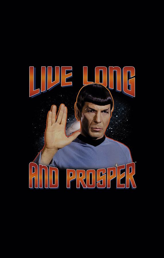 Star Trek Digital Art - St Original - Live Long And Prosper by Brand A