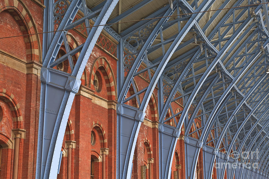 Architecture Photograph - St Pancras in London by Julian Elliott