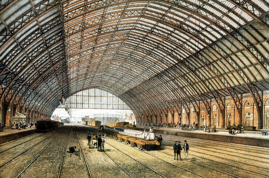 St Pancras Station Photograph by Cci Archives/science Photo Library