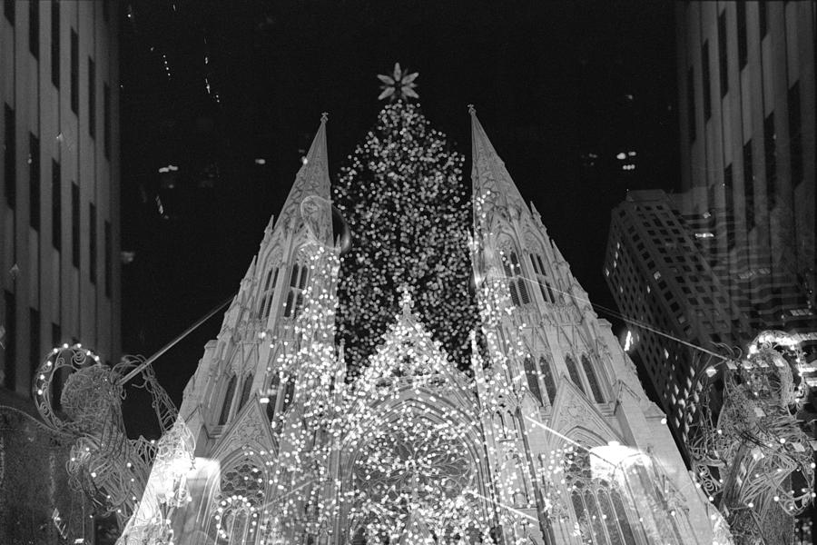 St Patricks And Rockefeller Center Photograph