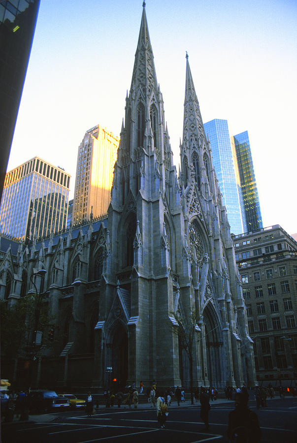 St Patricks Cathedral in New York City 1984 Photograph by Gordon James