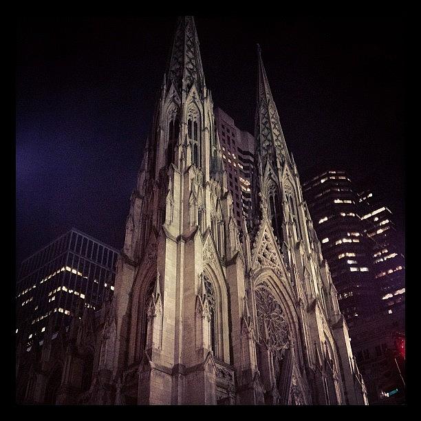Architecture Photograph - St. Patricks Cathedral by Jasmin Esquivel