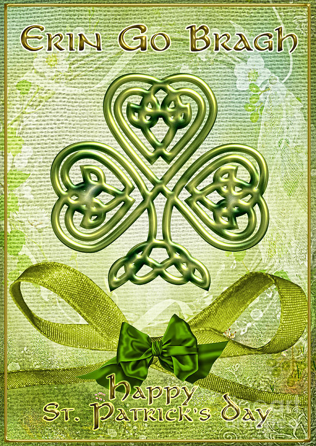 Spring Digital Art - St. Pattys by Mo T