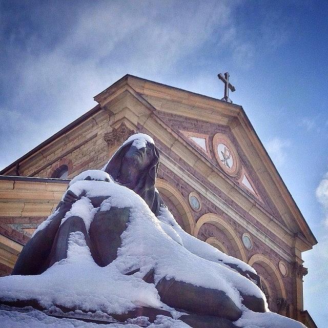 Winter Photograph - St. Pauls Basilica #toronto #canada by Bruce Wang