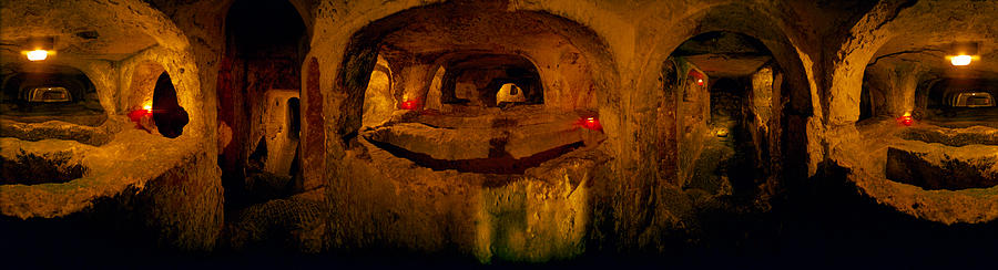 Architecture Photograph - St. Pauls Catacombs, Rabat, Malta by Panoramic Images