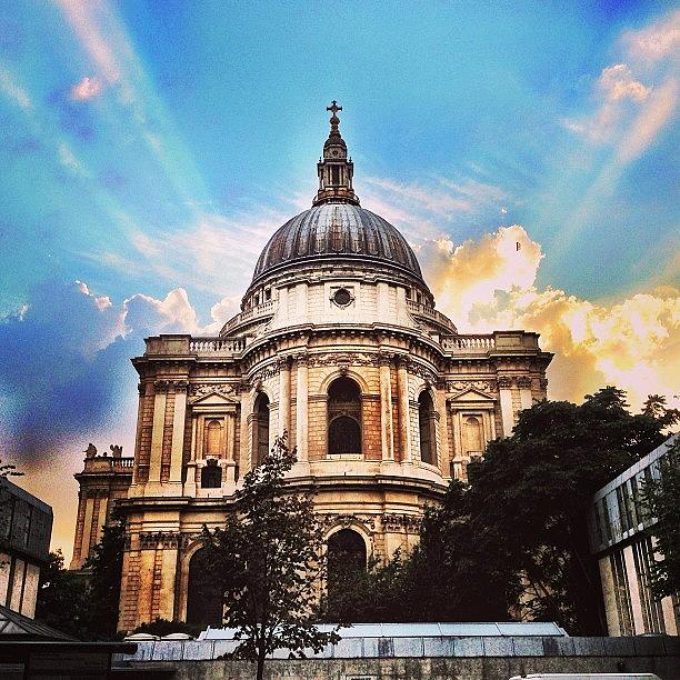 London Photograph - St Pauls Cathedral 
#iphoneonly by Adam Davies